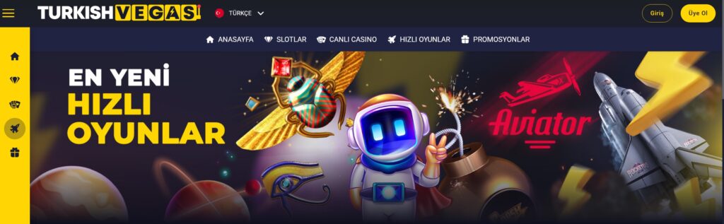 turkishvegas hızlı oyunları